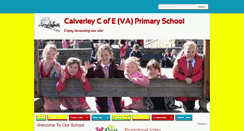 Desktop Screenshot of calverleycofeprimaryschool.co.uk
