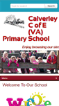Mobile Screenshot of calverleycofeprimaryschool.co.uk